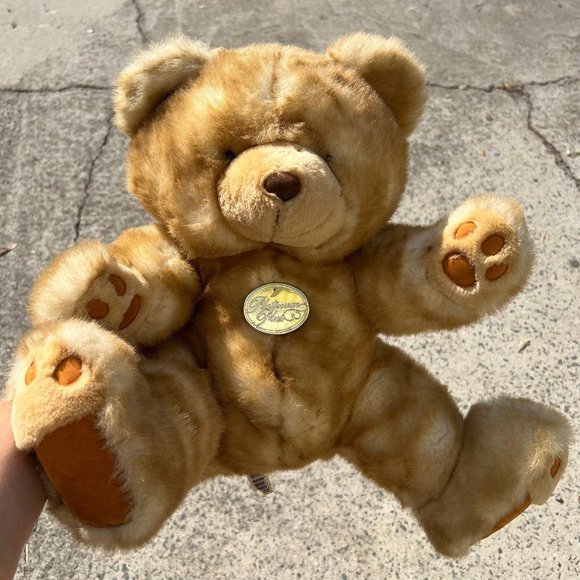 Vintage large golden platinum plus teddy bear 16” - Picture 1 of 6